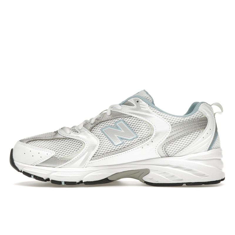 New Balance 530 White Chrome Blue Unisex Sneakers Silver-Metallic MR530SGB