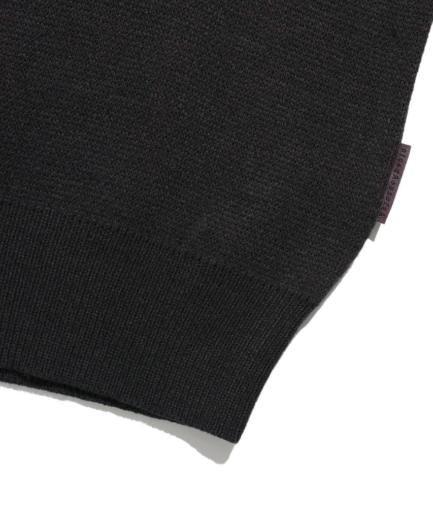 NICEGHOSTCLUB Crayon Angel&Devil Knit_Charcoal(Ng2Esuk602A)