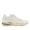 White Suede Mesh Sneakers M2002rdc