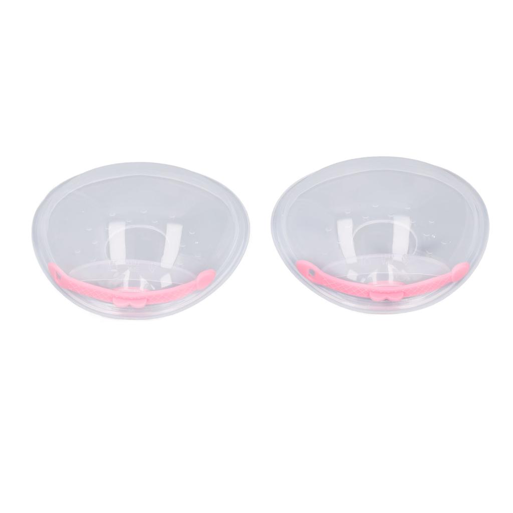 2 stk Morsmelk samlekopper Sølforebyggende silikon ammekopper med lokk 11cm Lengde