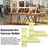 1 Pair Rhinestone Art Canvas Holder Universal Adjustable Rhinestone Painting Table Clamp Plastic Rhinestone Art Painting Roller Tool