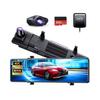 Dash Camera, Mirror Type, Front & Rear Camera, 12-inch Ultra Large Screen & 4K