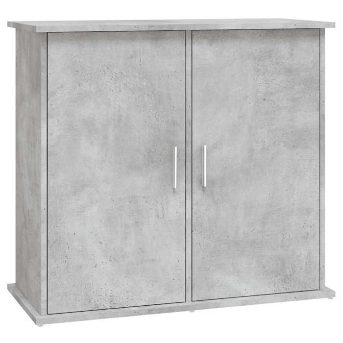 VidaXL Support pour aquarium gris béton 81x36x73 cm bois d'ingénierie 833627