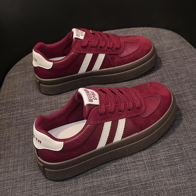 Baili Meng 22 autumn and winter casual board shoes platform heightening shoes sports student street shot 2 35