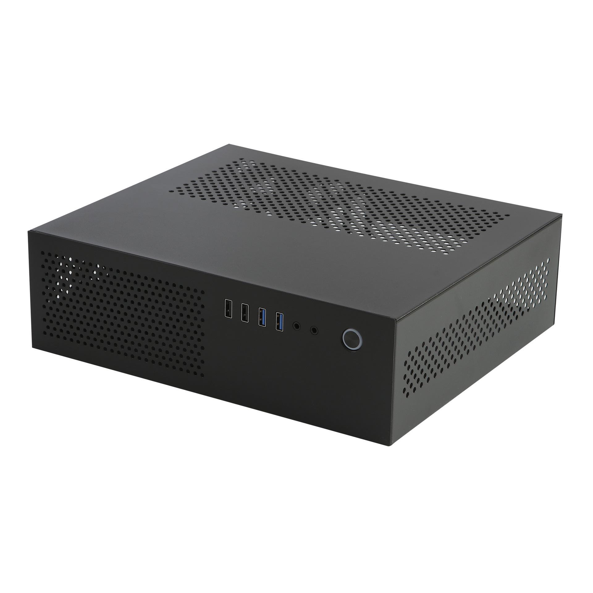 

SKTC A10 Мини Горизонтальный/Вертикальный Корпус для HTPC Компьютера MATX 24x24 Материнская Плата Блок Питания 1U 7.3L чёрный