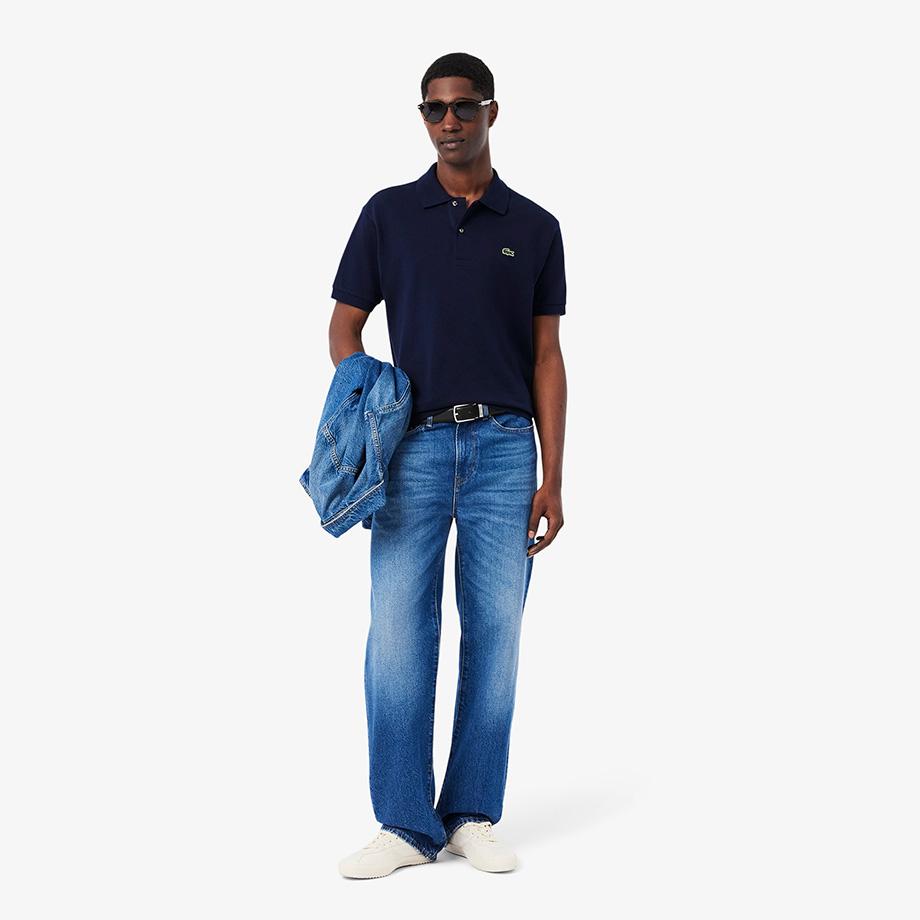 [lacoste] Men's Classic Fit Short-Sleeve Polo Shirt L1212-55G166