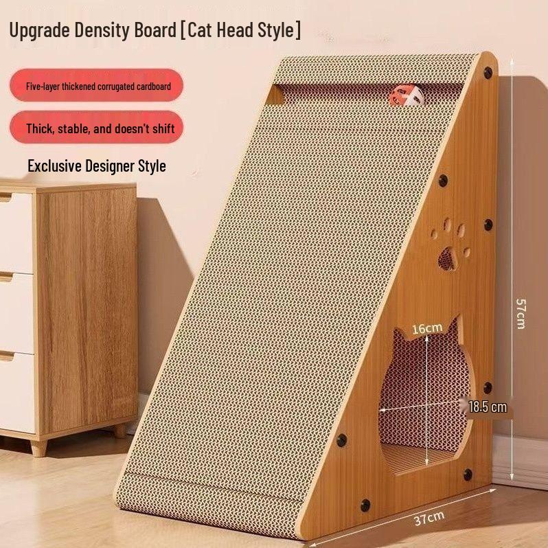Durable Sisal Cat Scratching Post & Cardboard Paw Board - Non-Shedding, Vertical, Anti-Scratch Sofa & Nail Sharpening Cat Supplies