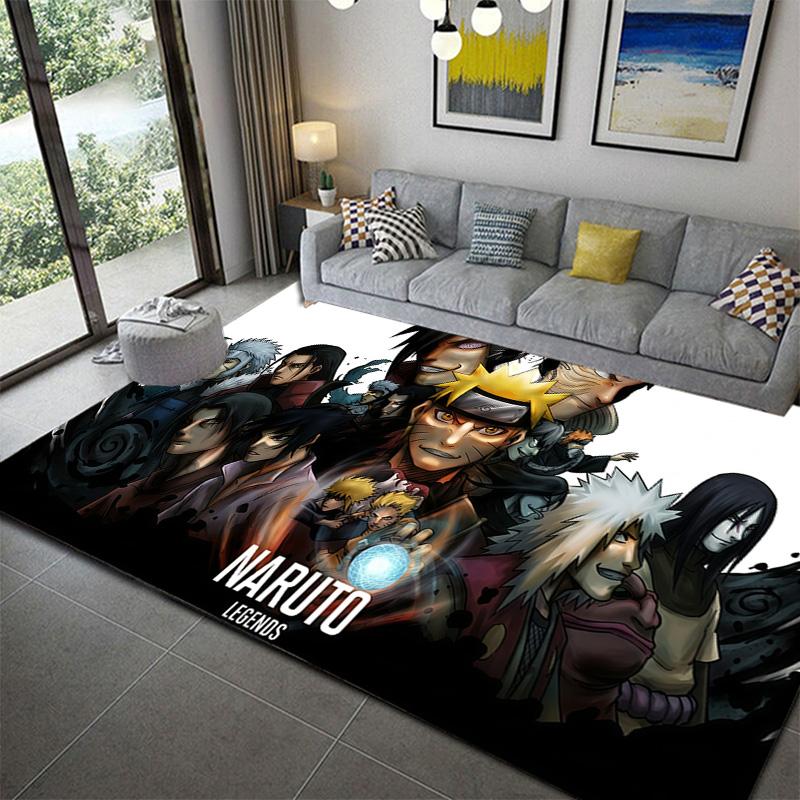 

Naruto Anime Artistic Pattern Rug Soft Non-Slip Washable Mat for Bedroom Home 60x90cm