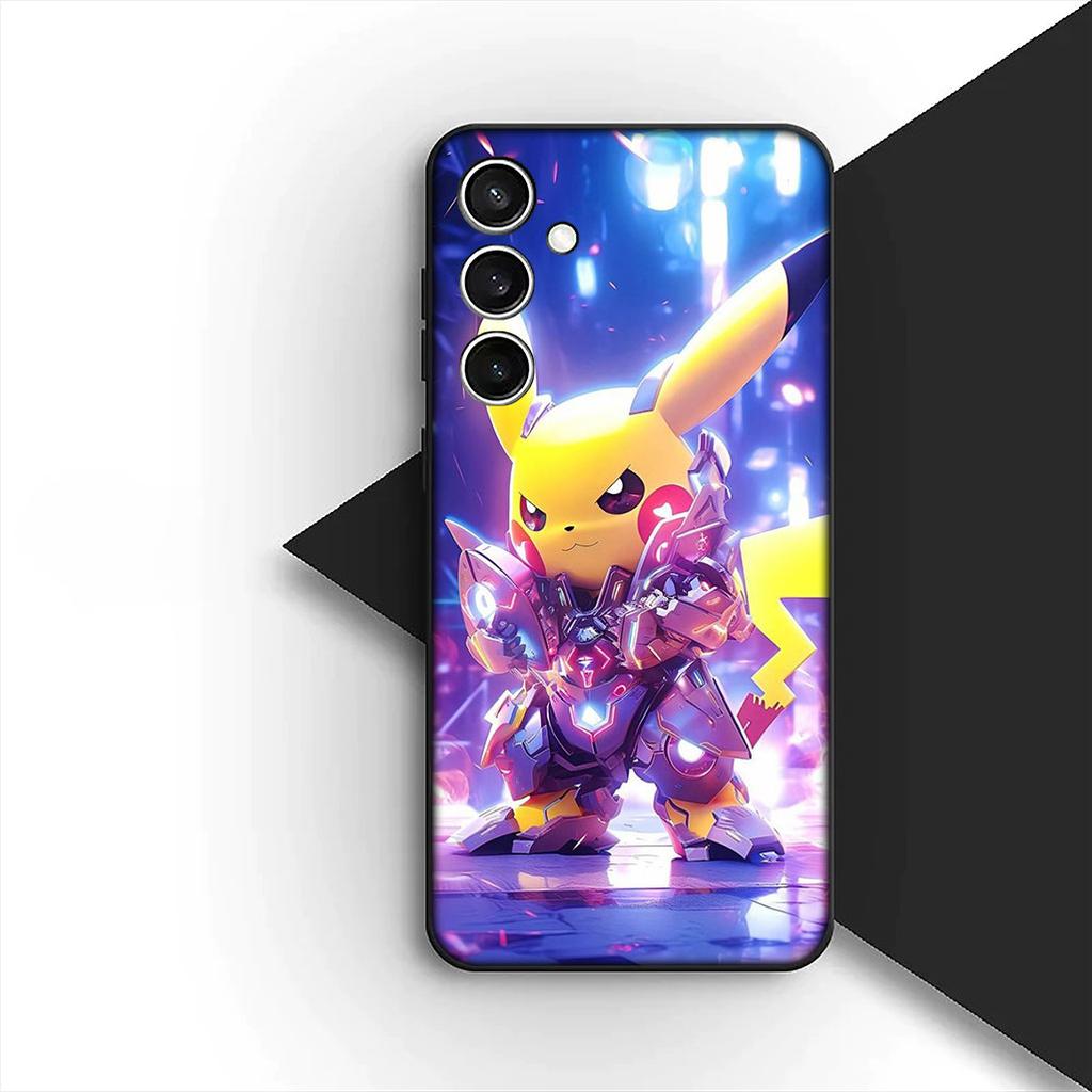 Mew two P-Pokemons P-Pikachus GO Phone Case for OPPO A80 A18 A16 A40 A17 A15 A38 A78 A79 A54 A57 A12 A60 4G 5G Protective Cover
