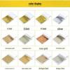 Gold and Silver Freeze-Resistant Foil Paper for DIY, Crystal Epoxy, and Nail Art, 9x9cm