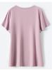 Mulberry Silk Flower Printed T-shirt