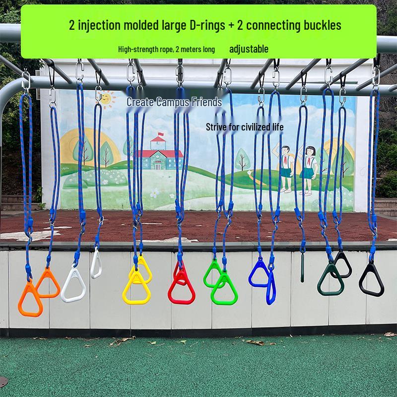 Children's Indoor/Outdoor Climbing and Swing Training Set with Rope Ladder