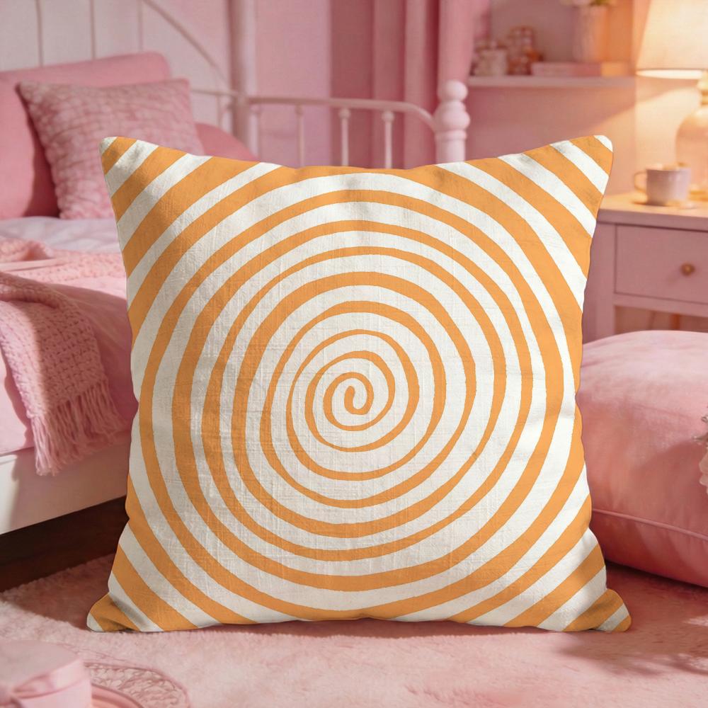SStripe PsychedelicS Cushion Cover Premium Comfort Reversible Pillow Cove Two In One Design for Any Room  Car Interior