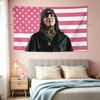 Billie Eilish Wandteppich Hip Hop Wandbehang Ästhetisches Schlafzimmer Wohnheim Dekor Musik Fan Kunst Poster Heimgeschenk
