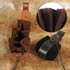Mittelalterliche PU-Leder Gürteltasche Vintage Hüfttasche Tragbare Kordelzugtasche Münzbörse Cosplay & Halloween Party Zubehör