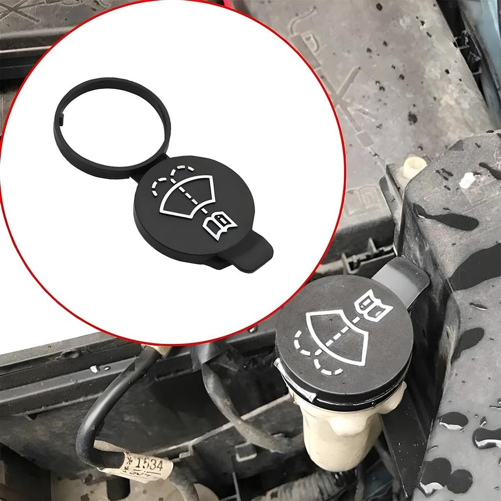 Mandark Car Windshield Wiper Washer Fluid Reservoir Tank Bottle Cap, Automotive Windscreen Washer Fluid Caps, OEM#13227300 Replacement, Compatible