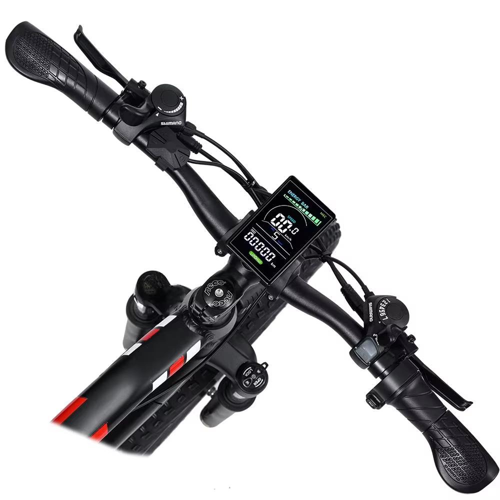 Neuer YX90M 1000W Motor 48V 13,6AH Akku 26 Zoll Magnesiumlegierung Einrad Fatbike Elektrisches Mountainbike