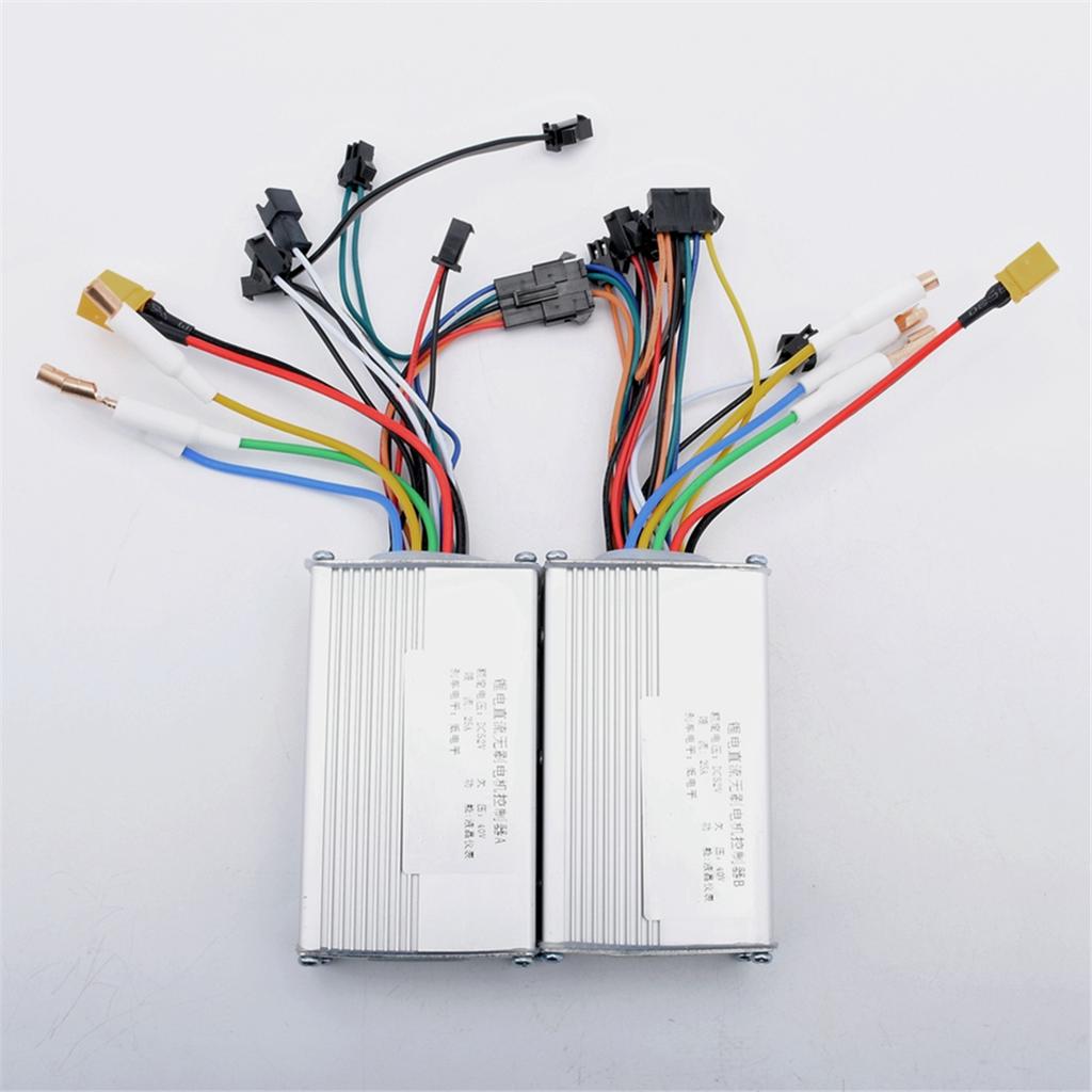 Supernew 52V 25A 1200W JP Brushless DC Motor Electric Scooter Bike Controller A+B Dual Drive Motor Controller