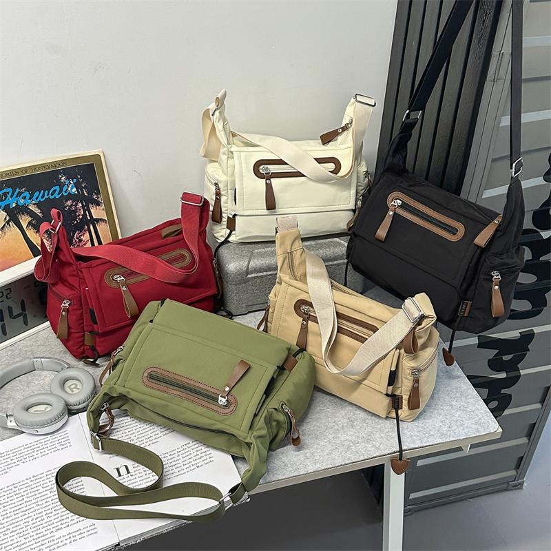 Herren Umhängetasche mit großem Fassungsvermögen Student Messenger Bag