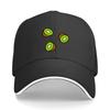 Kiwi Fruit Pattern On Dark Green Baseball Cap Christmas Hat Derby Hat Tactical Cap Sailor Cap for Men Mens Luxury Womens