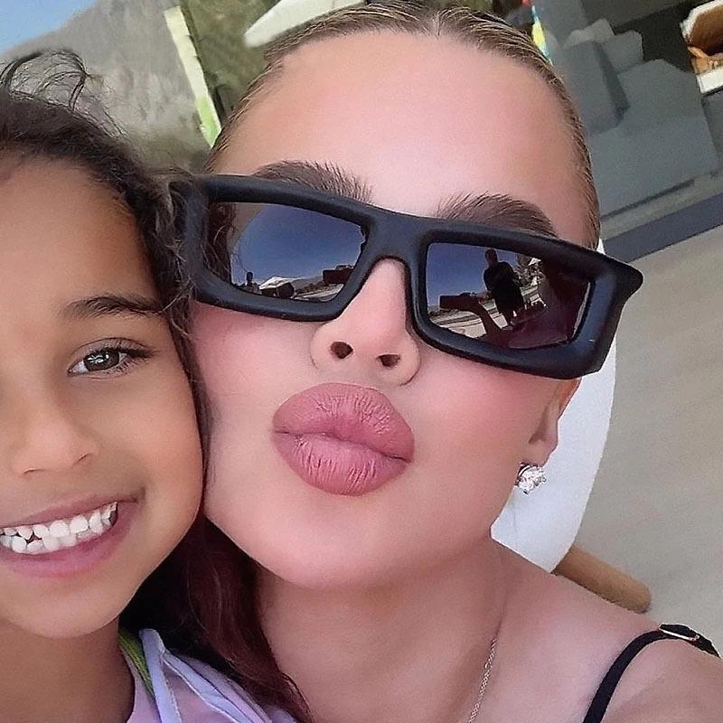 Obdĺžnikové Steampunkové slnečné okuliare Ženy Muži Móda Y2K Vintage Steampunkové tienidlá na okuliare Športové okuliare