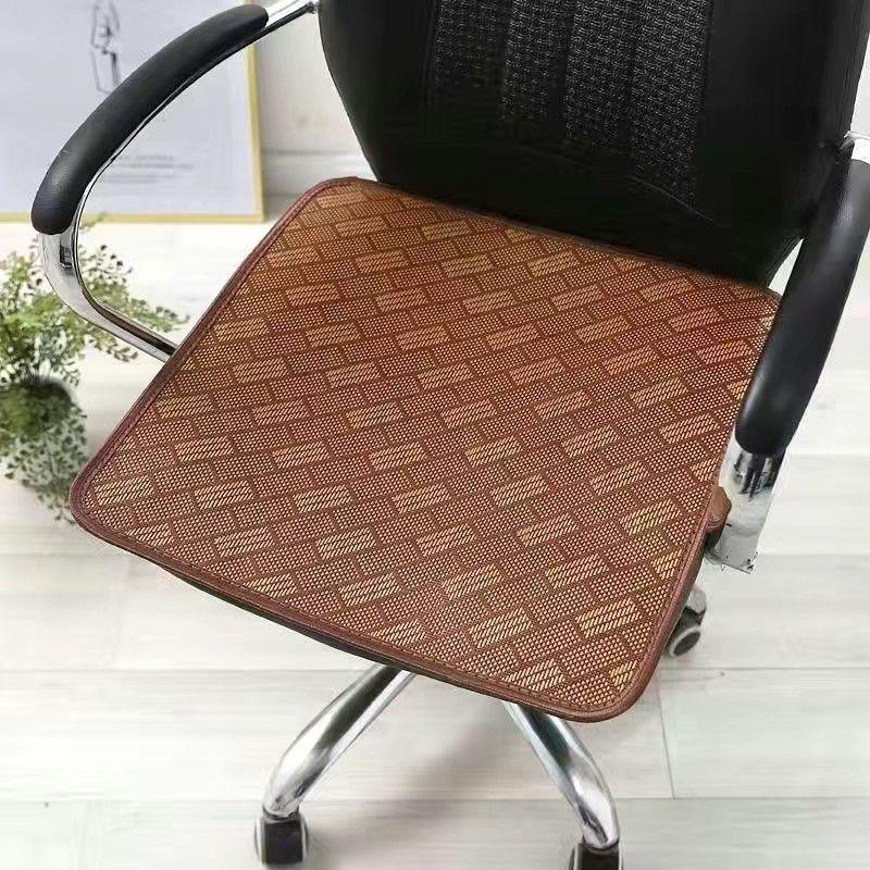 All-Season Rattan Chair Cushion - Cool and Breathable Pad for Home, Office, Car, or Restaurant