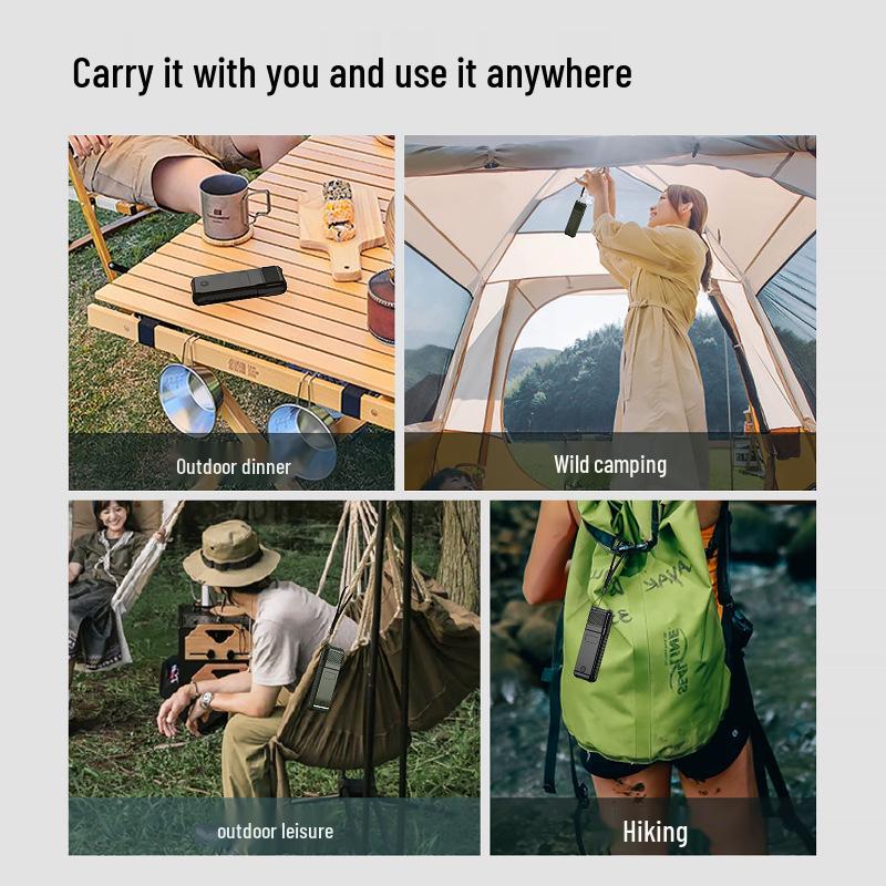 Portable Electric Mosquito Repellent & Emergency USB Light for Camping & Hiking