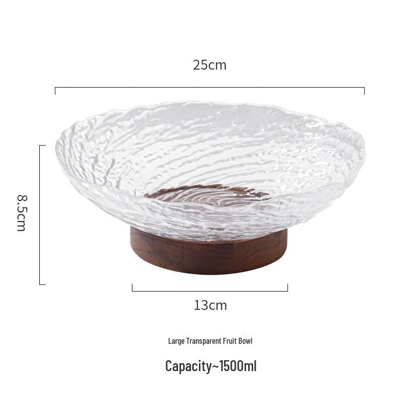 Abay High-footed Galaxy Plastic Fruit Salad Bowl