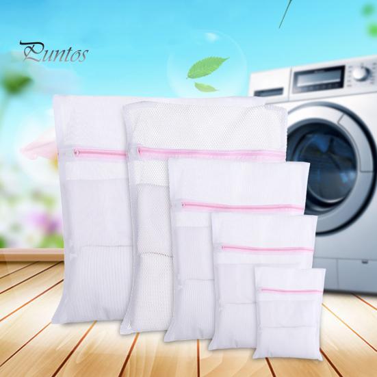 Fine Fabric Washing Bag Mesh Laundry Bags with Large Reinforced Zipper Garment Protection Wash Capacity Breathable Anti-Deformation Underwear