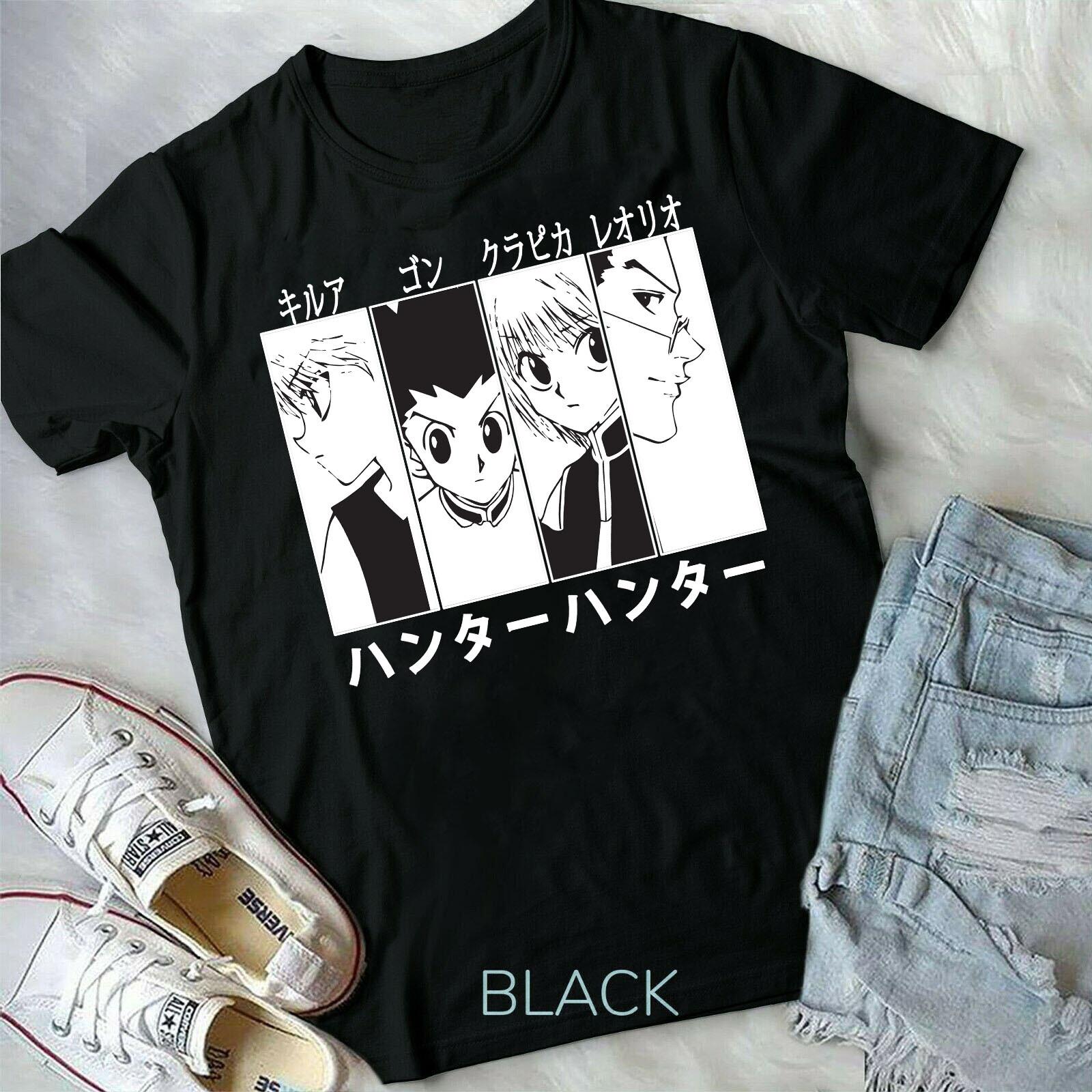 Hunter X Hunter, Гон Киллуа Леорио ,Курапика HXH, Аниме ,Манга ,Унисекс Футболка Унисекс Футболка M