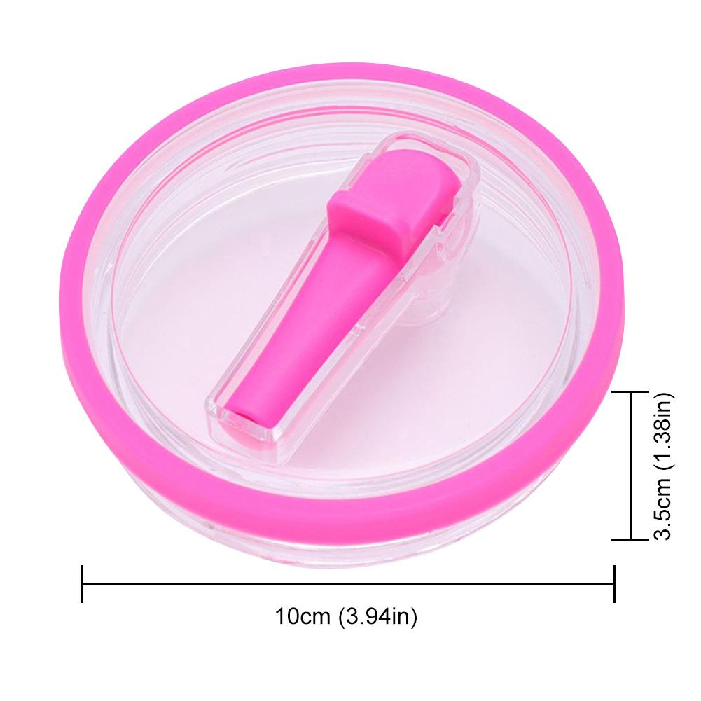 40Oz Tumbler Flip Straw Lid Replacement Spill Proof Cover Resistant Tumbler Flip Straw Cover Cap Water Bottle Cup Accessories
