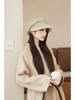 Women's Korean-Style Plush Octagonal Painter Hat - British Fashion, Autumn/Winter, Trendy Newsboy Cap