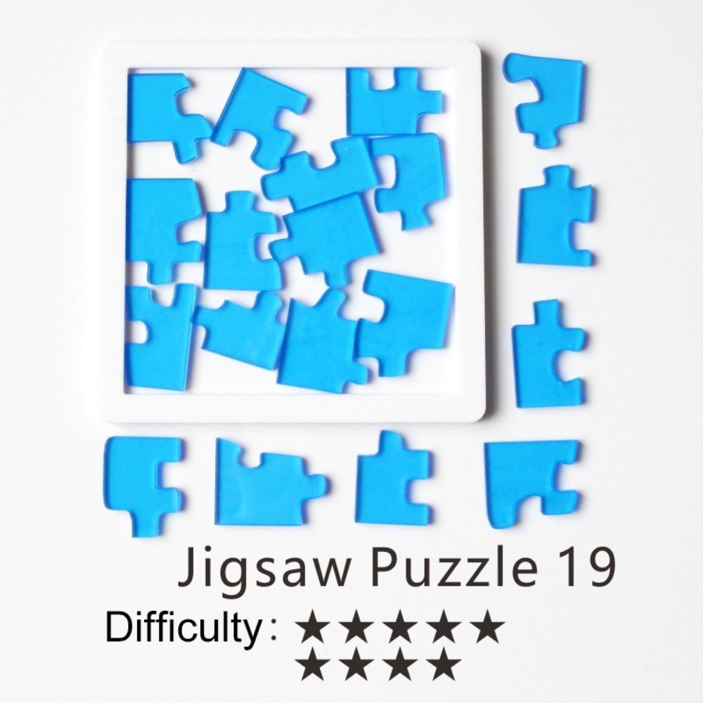 Brain Burning Difficult Puzzles Geometrical Shape Puzzle Game Toy Adult Kid