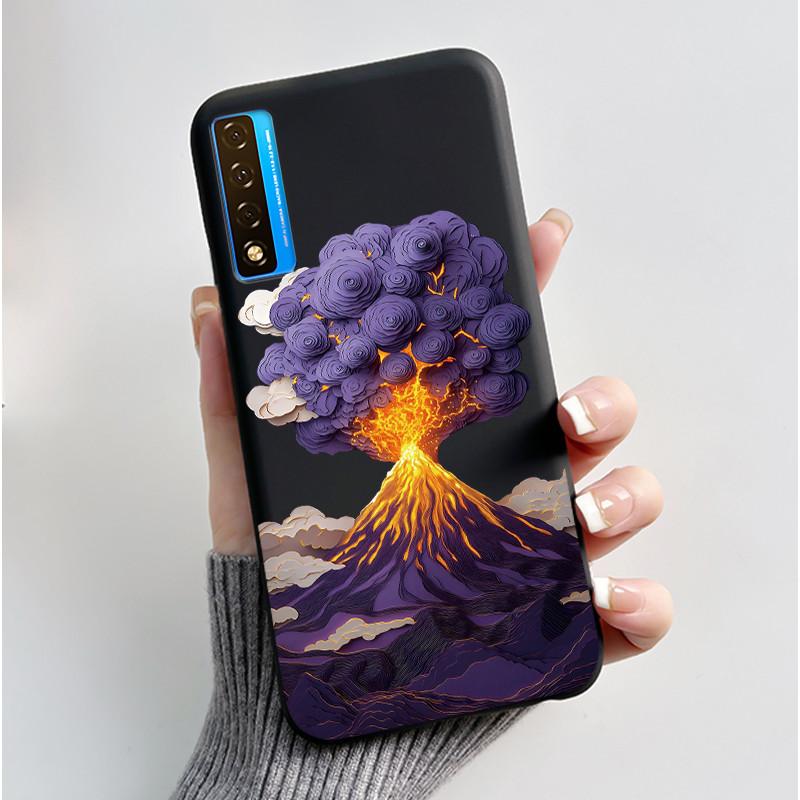 Casing For TCL 20 5G 20L+ 20S 20L Case Aesthetic Cute Cat Astronaut Black Soft Silicone Back Cover For TCL 20 Pro 5G Phone Case