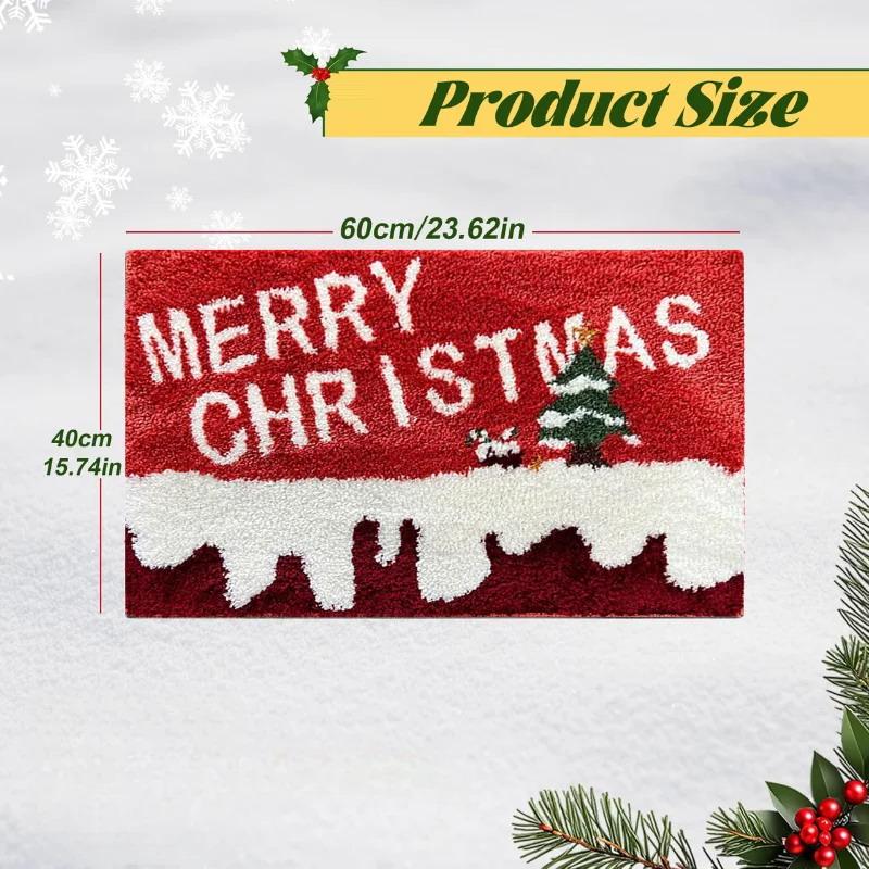 Christmas Door Mat Red Santa Claus Outdoor And Indoor Gingerbread Man Carpet New Year 2026 Merry Christmas Home Decor Foot Mat