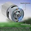 755 DC Motor for Weed Trimmer 21V Grass Cutter Motor with Long Shaft for Efficient Weed Cutting and Js Less