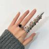 Gothic Dragons Bone Knuckle Ring Cosplay Rings Cyberpunk  Unisex Alloy Silvery Adjustable Opening Jewelry Accessory Props Gifts