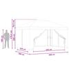Gazebo with Side Walls 4 X 3 M Terracotta