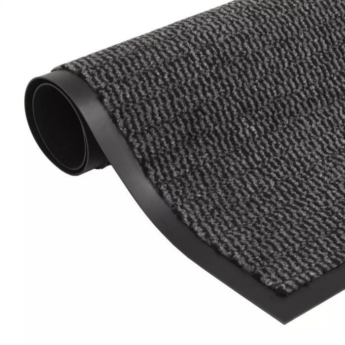 VidaXL Paillasson rectangulaire 40 x 60 cm Anthracite