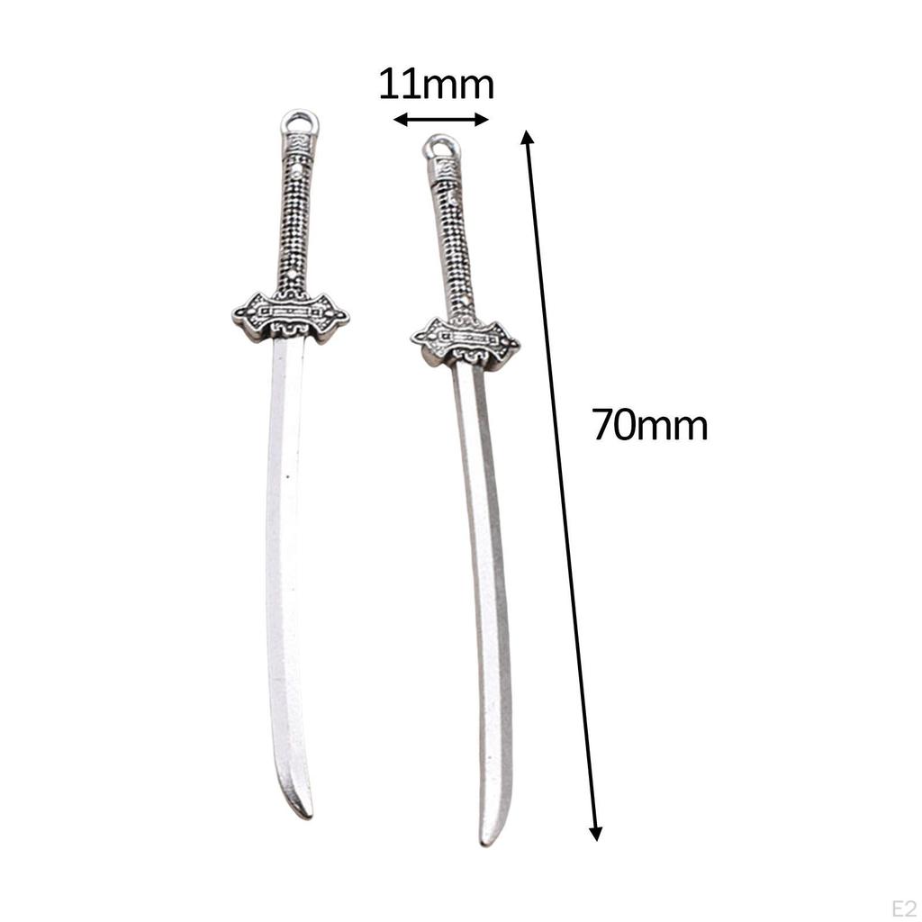 10Pcs Antique Knives Bookmark Costume Accessory Action Figures Cosplay Toy Model Props