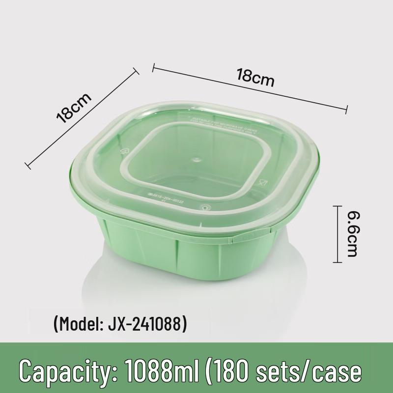 Handun Disposable Square Partitioned Takeaway Box