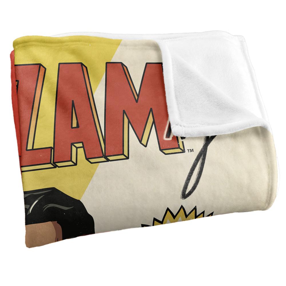 Shazam Comic Blanket