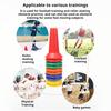 Soccer Cone Agility Training Sports Cone Plastic Field Cone Marker for Basketball Football Roller Skating Drills Obstacle Courses