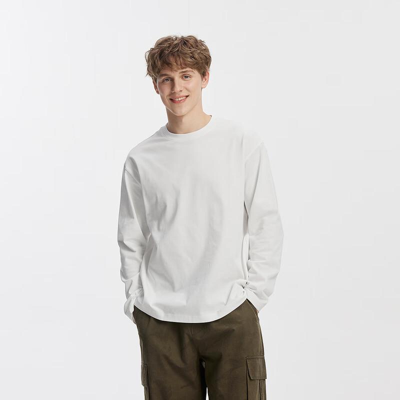 Semir Pure Cotton Solid Color Long-Sleeve T-Shirt (Couple Style)