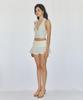 Yuhili Shirring Mini Skort / Ivory