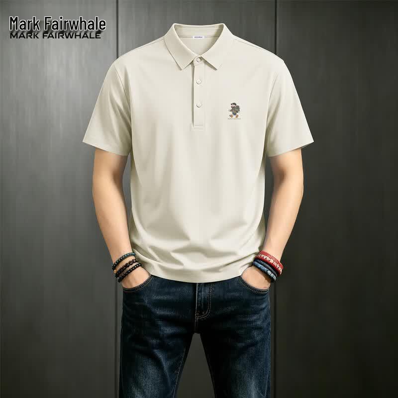 Mark Fairwhale Men s Ice Silk Breathable Polo Shirt XL