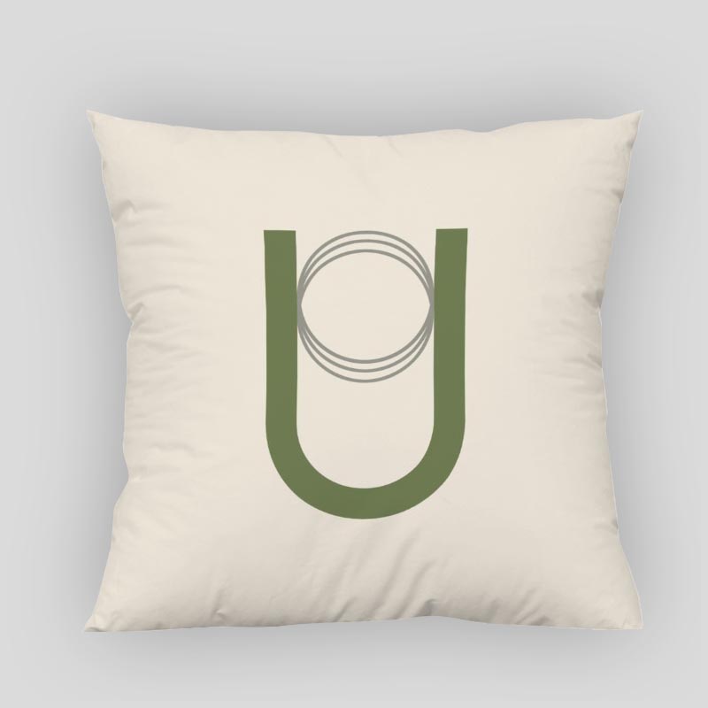 New Custom Modern Green Style Pillowcases Printed Square Pillowcase Home Decorative Zipper Pillow Cover 35X35Cm40X40Cm(One Side)