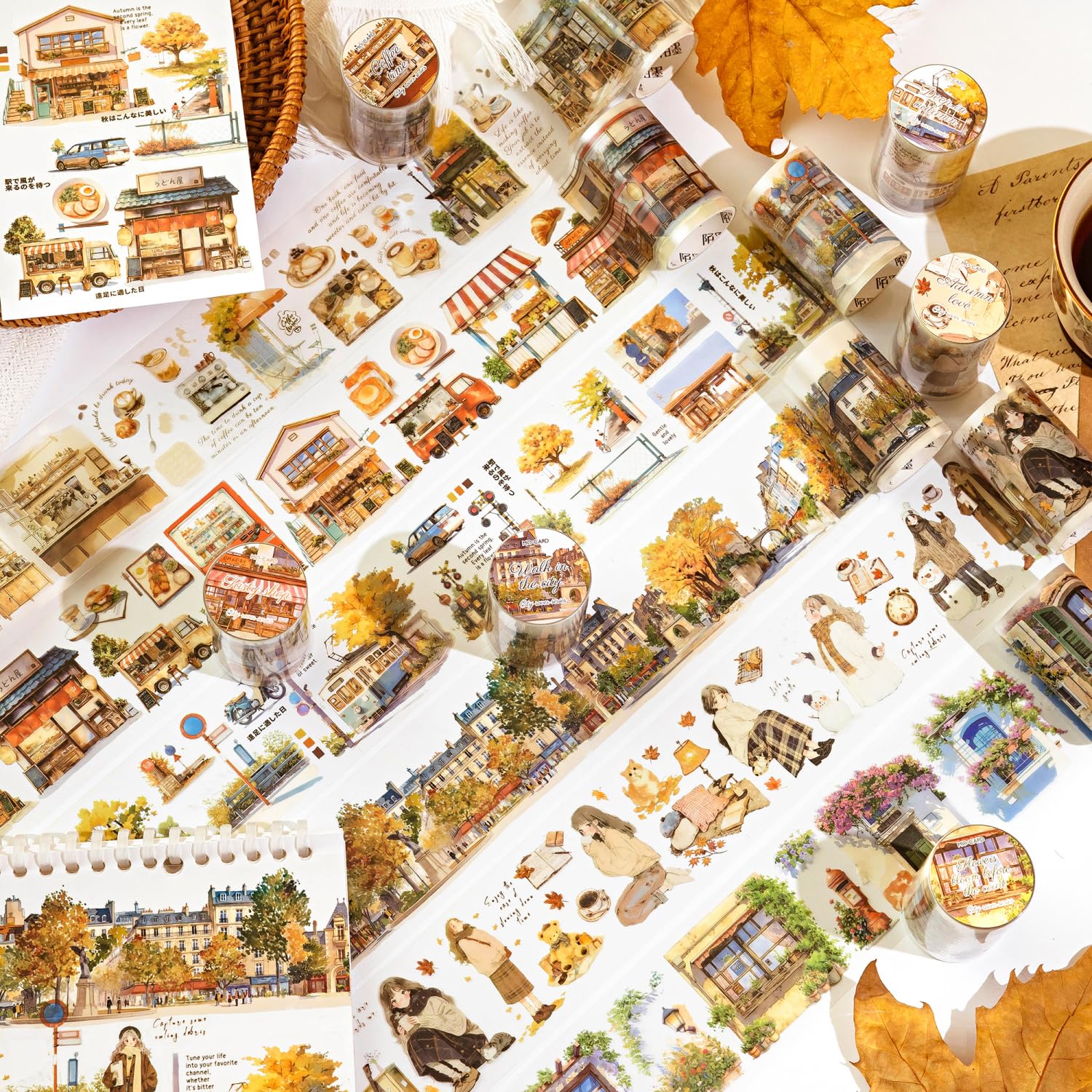 

Alideco Маскировочные Милые Ретро Персонажи ПЭТ Клейкие Широкие Маскировочные Наклейки Набор из 6 штук Лента, Дизайн, Прозрачные, Водостойкие, Без чернил, Лента, Ширина, Сделай сам,