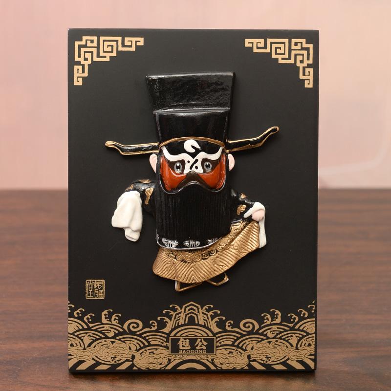 China Traditional Peking Opera Facial Makeup Ornaments Business Gift Souvenirs Home Decor Crafts Wedding Birthday New Year Gift