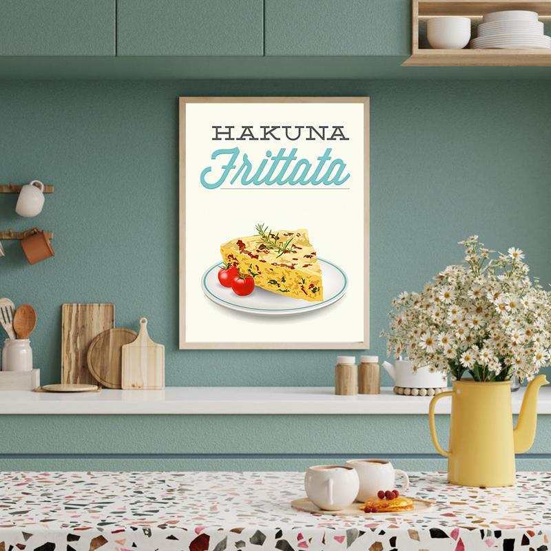 Bowl Food Posters and Prints Rice Noodle Egg Pho Canvas Painting Nordic Wall Art HD Picture Modern Kitchen Restaurant Home Decor